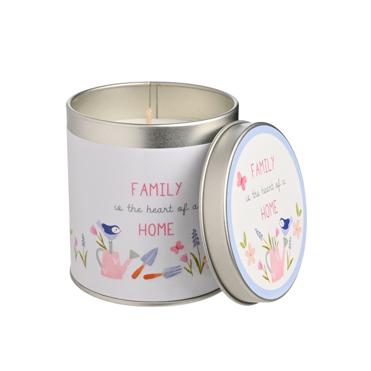 George White Love Life Tin Candle - Family