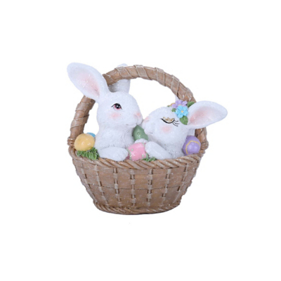 George The Eggs-traordinary Gifting Co Basket Figurine - Multi