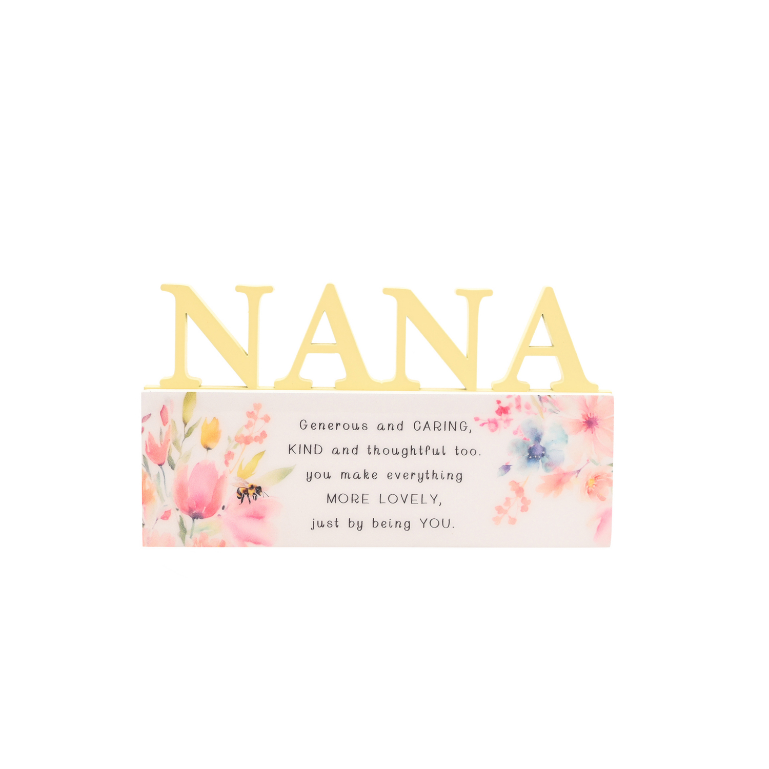 George Multi The Cottage Garden Floral Word - Nana