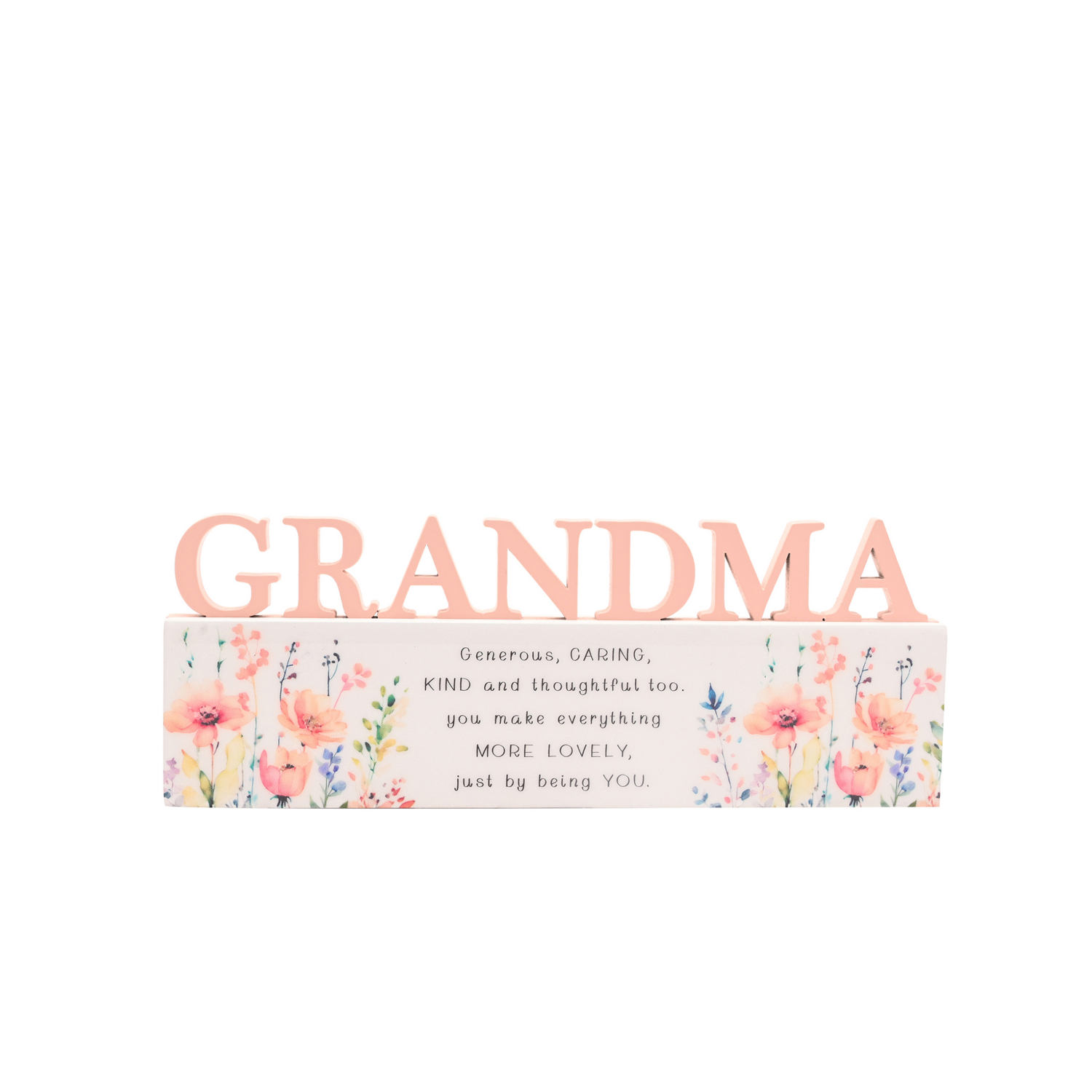George Multi The Cottage Garden Floral Word - Grandma