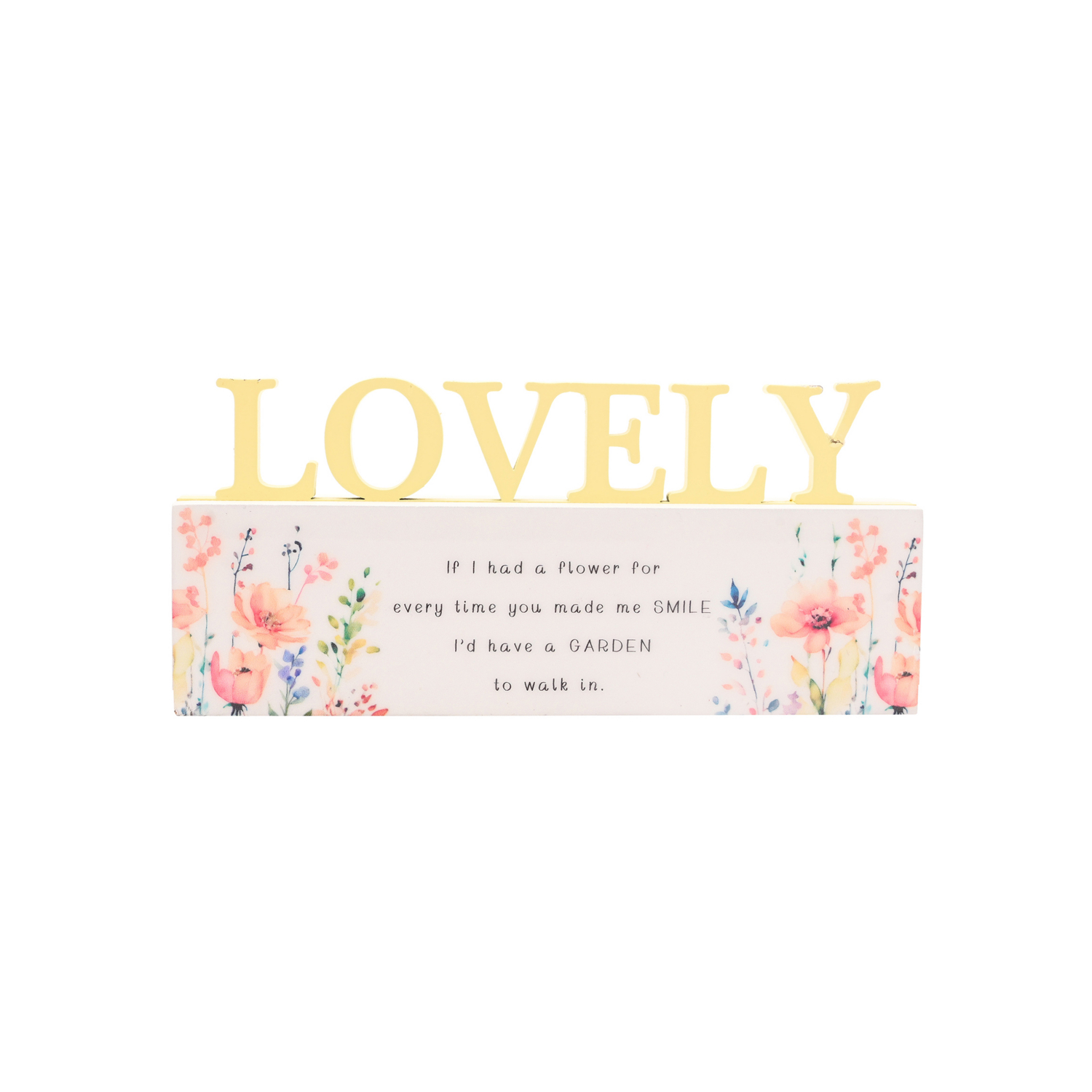 George Multi The Cottage Garden Floral Word - Lovely