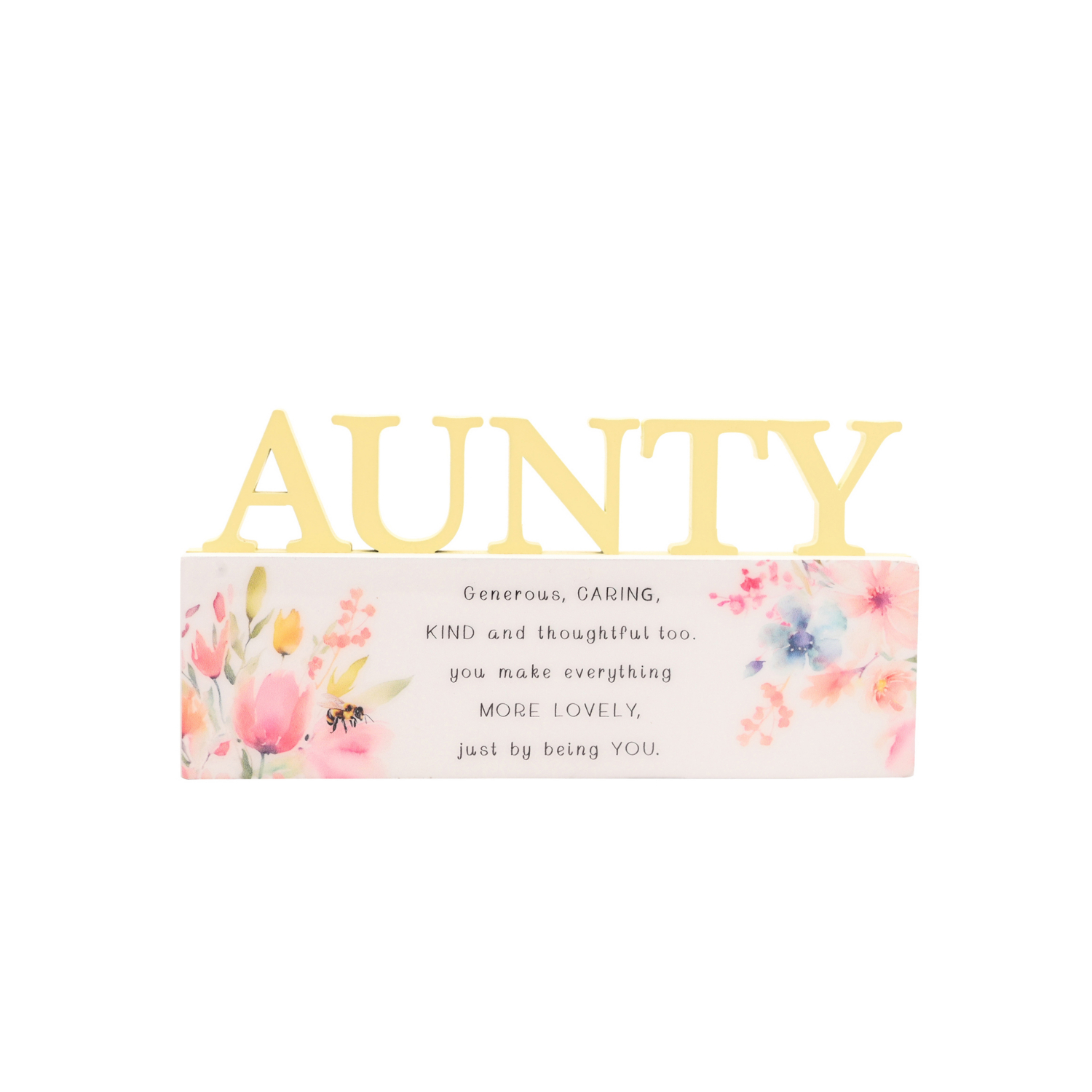 George Multi The Cottage Garden Floral Word - Aunty