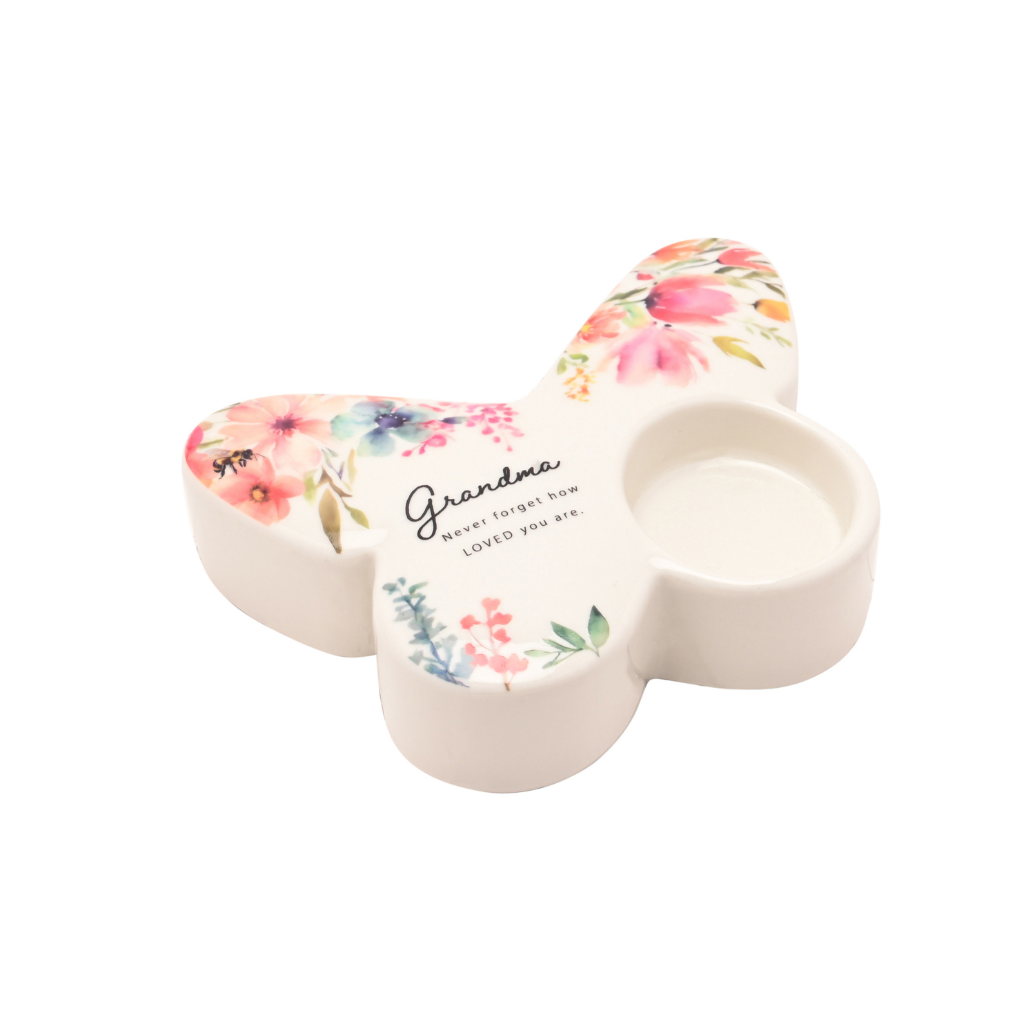 George Multi The Cottage Garden Butterfly Tealight Holder - Grandma