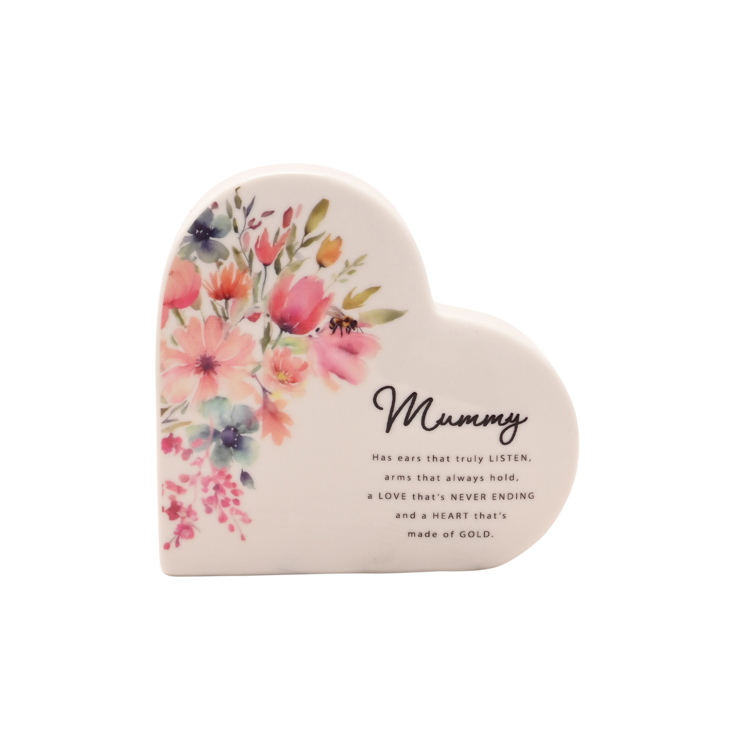 George Multi The Cottage Garden Ceramic Heart - Mummy
