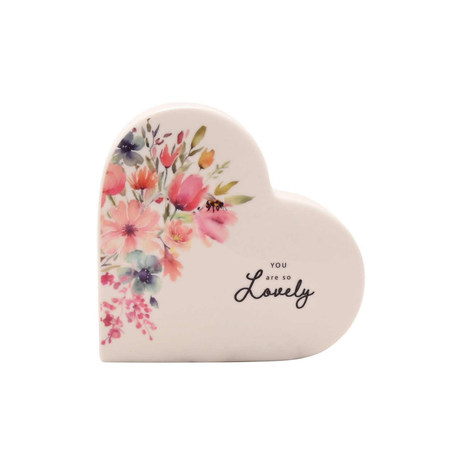 George Multi The Cottage Garden Ceramic Heart - Lovely