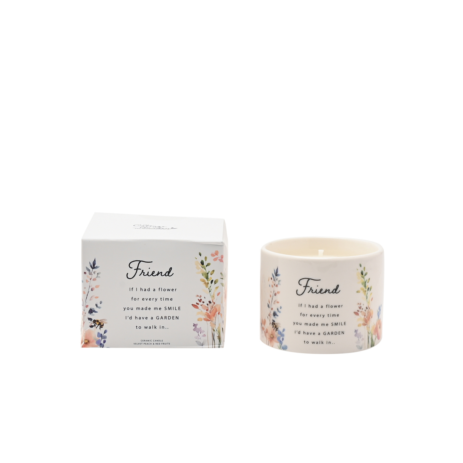 George Multi The Cottage Garden Ceramic Candle - Friend