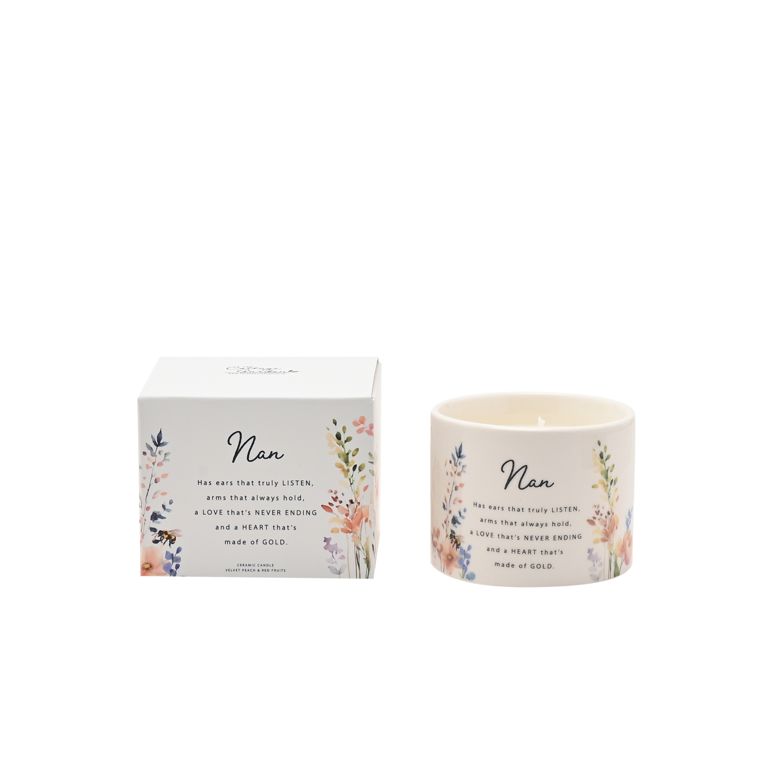 George Multi The Cottage Garden Ceramic Candle - Nan