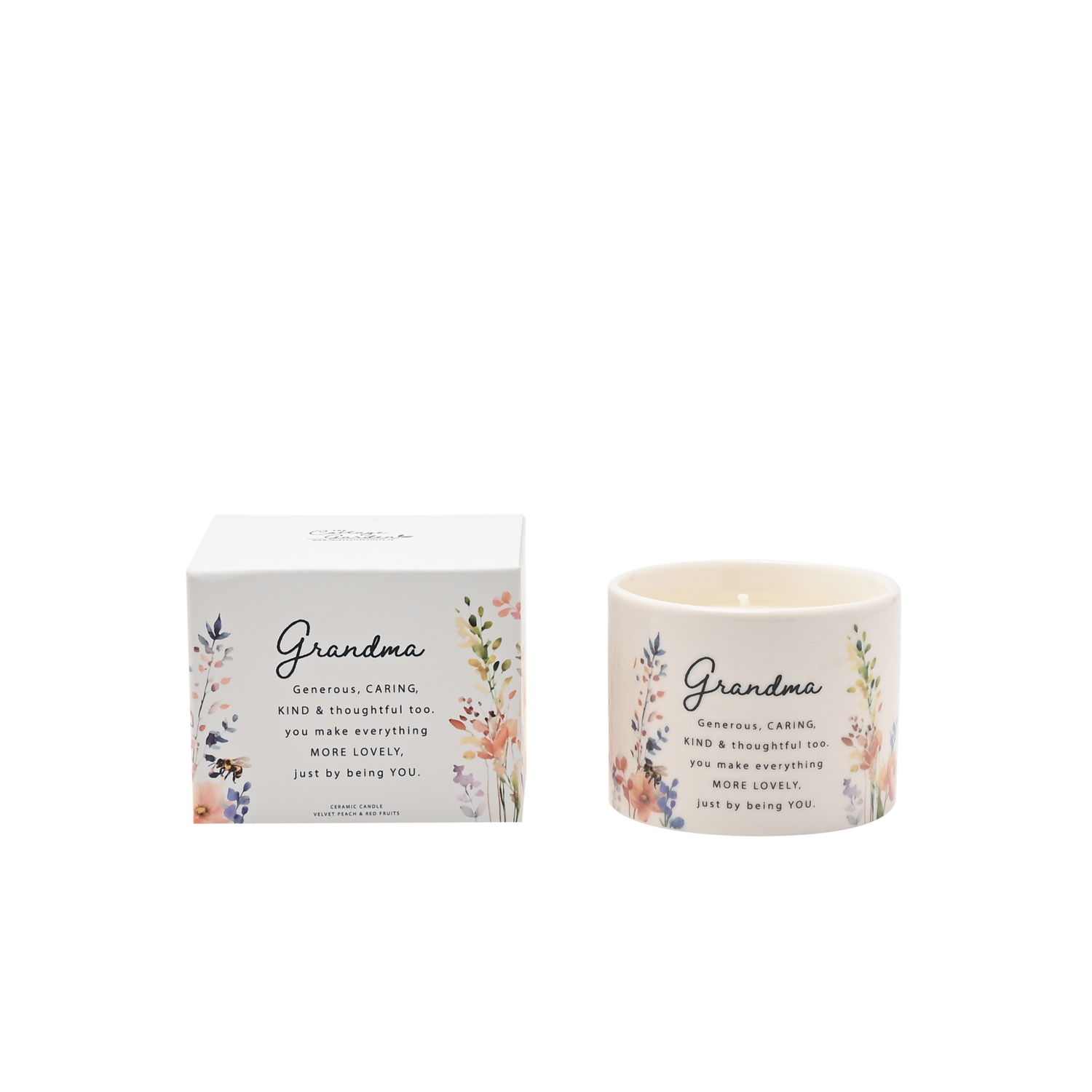 George Multi The Cottage Garden Ceramic Candle - Grandma