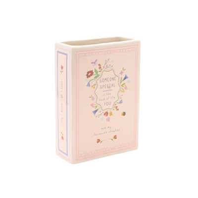 Love Life Book Vase Someone Special, Multi