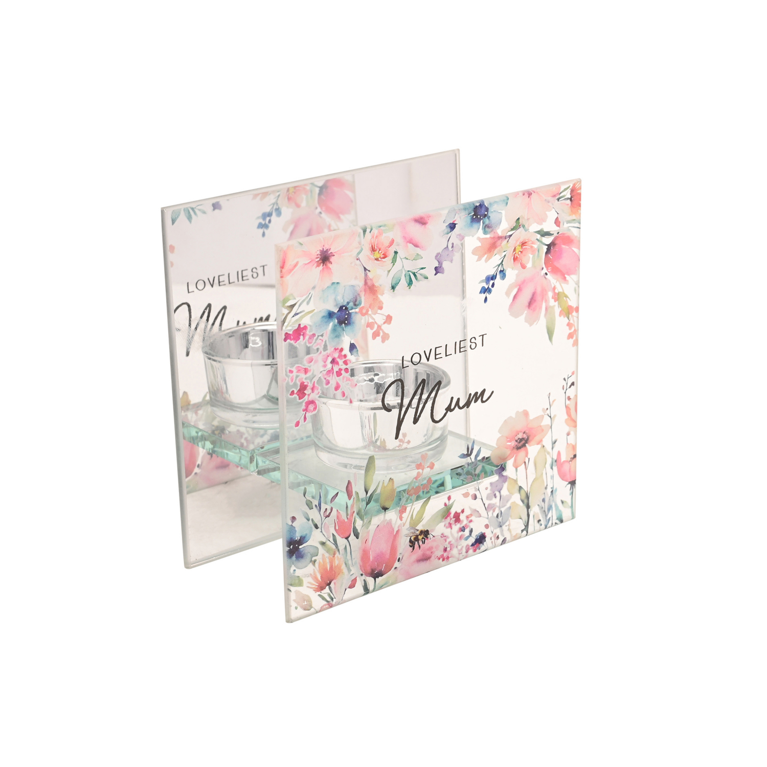 George Multi The Cottage Garden Tealight Holder - Mum