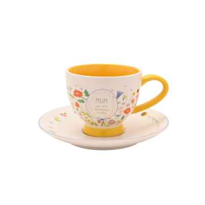 George Love Life Cup & Saucer SetMum