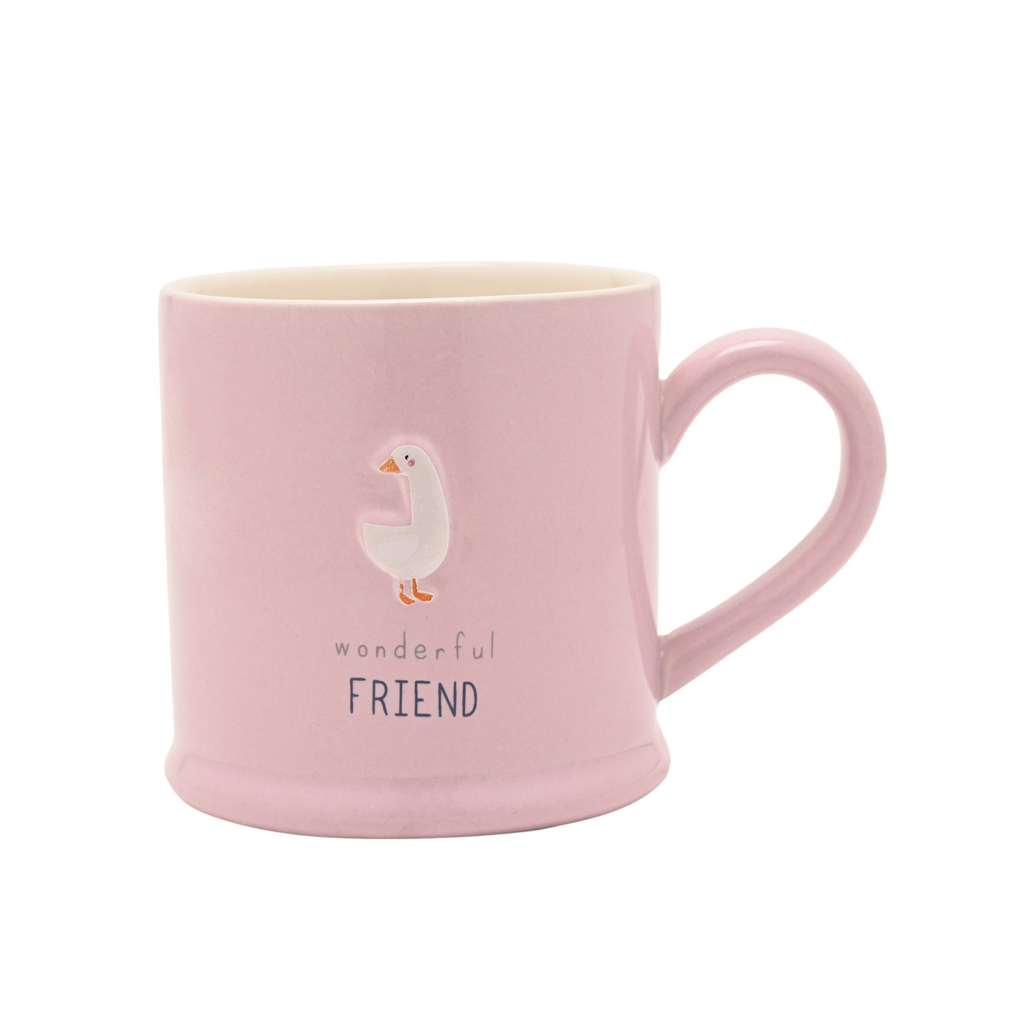 Julian Charles Pink Friend Embossed Mug - One Size - Image 3
