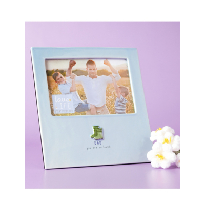 Love Life Photo Frame 4" x 6" Dad, Blue