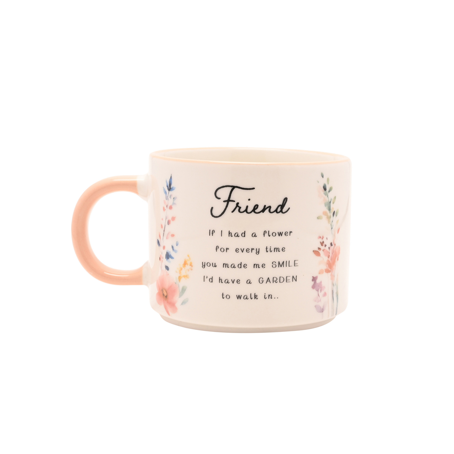 George Multi The Cottage Garden Peach Mug - Friend