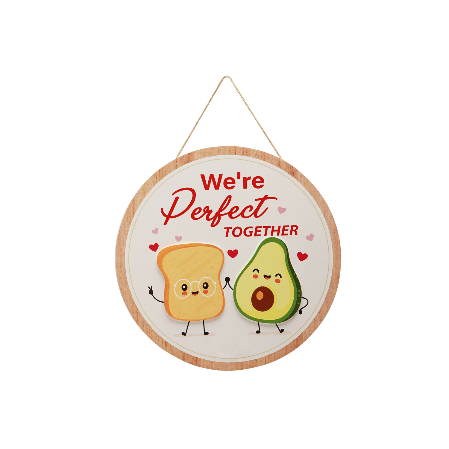 George Multi Love Is Sweet Avocado Hanging Plaque