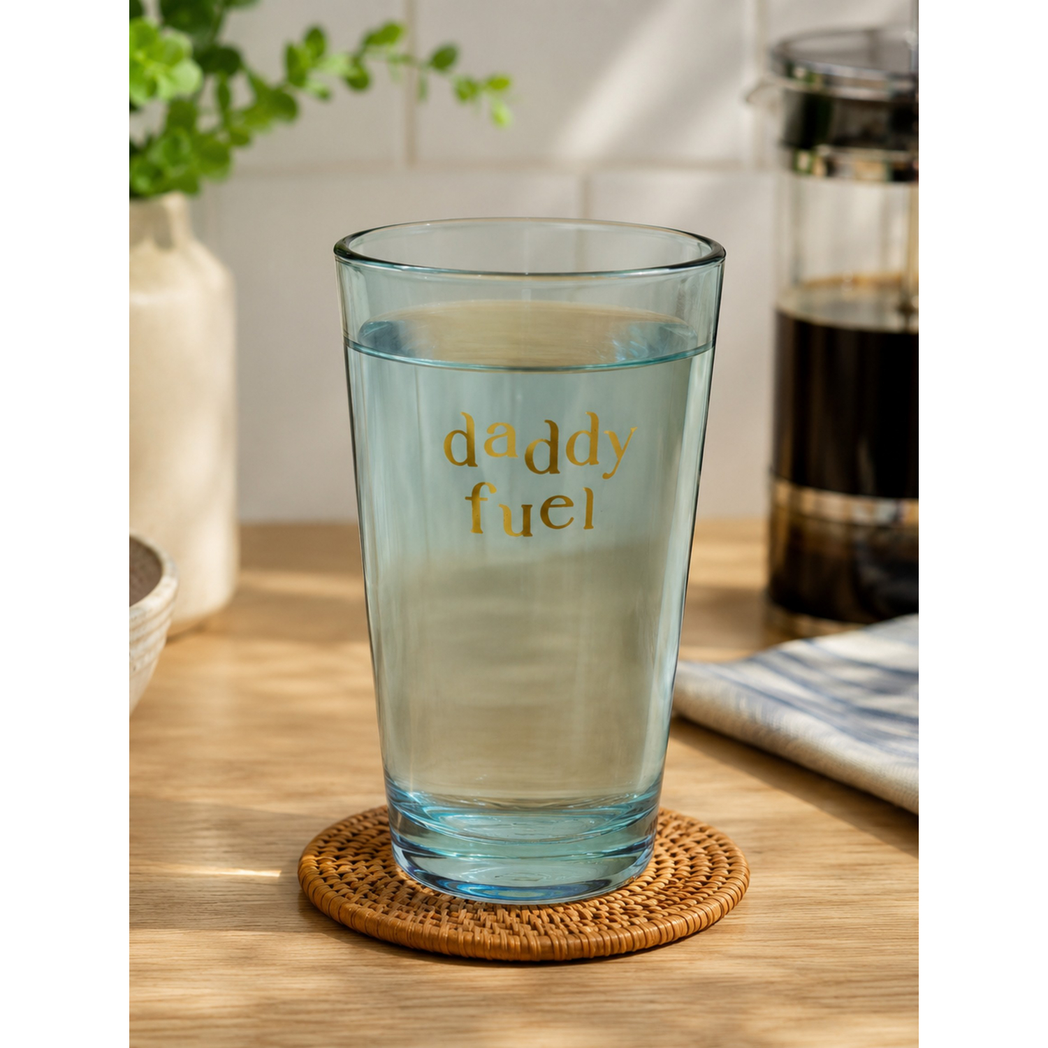 George Clear Confetti Beer Glass - Daddy Fuel