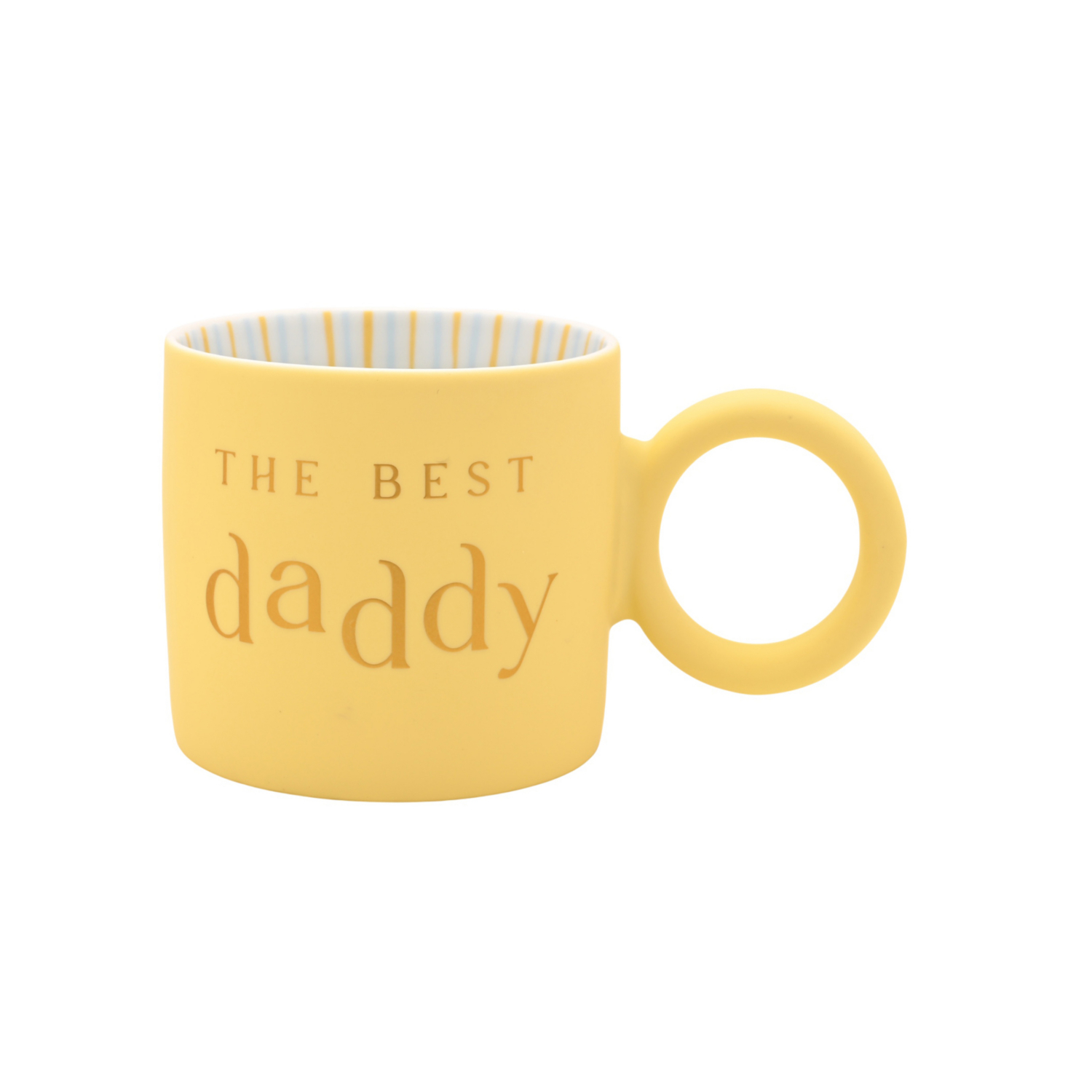George Yellow Confetti Mug - The Best Daddy