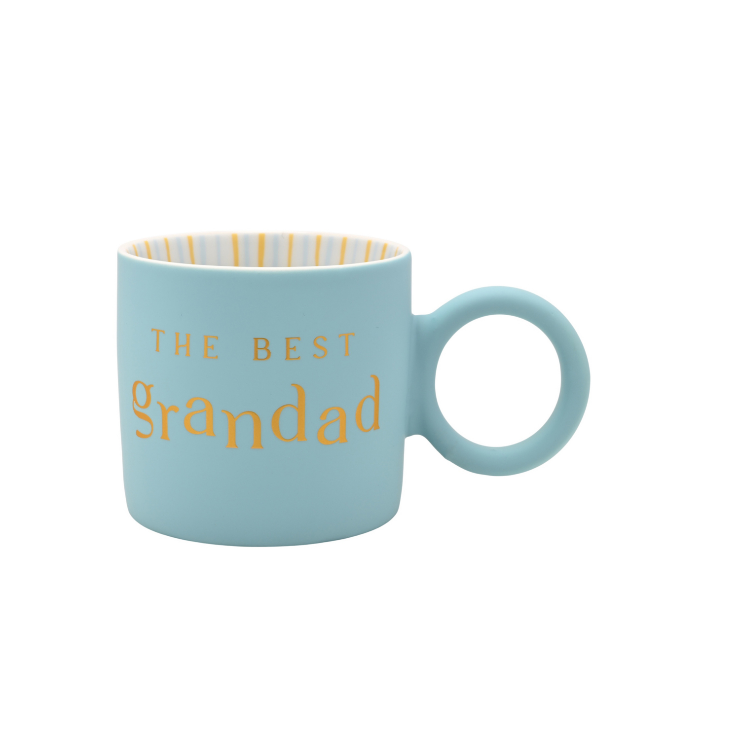 George Light Blue Confetti Mug - The Best Grandad