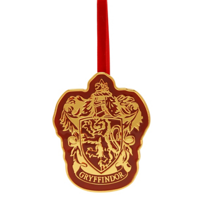 Harry Potter Alumni Metal Epoxy Hanging Dec - Gryffindor in Red