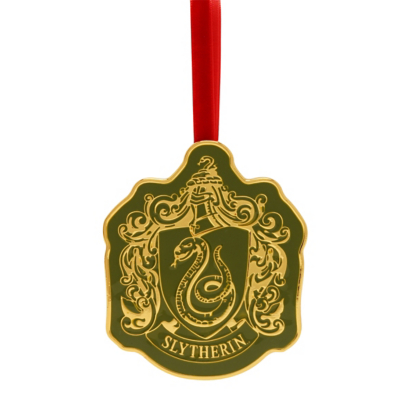 Harry Potter Alumni Metal Epoxy Hanging Dec - Slytherin in Green