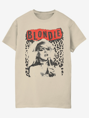 blondie leopard graphic tee