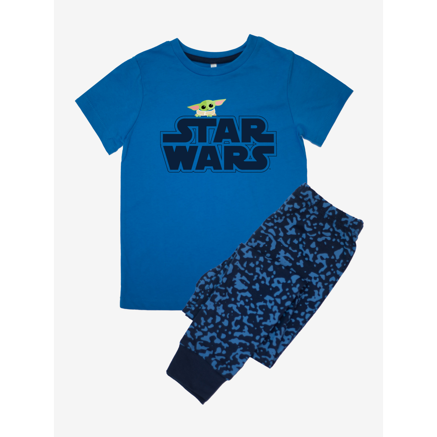 George Blue Nw2 The Mandalorian Logo Camo Pyjamas