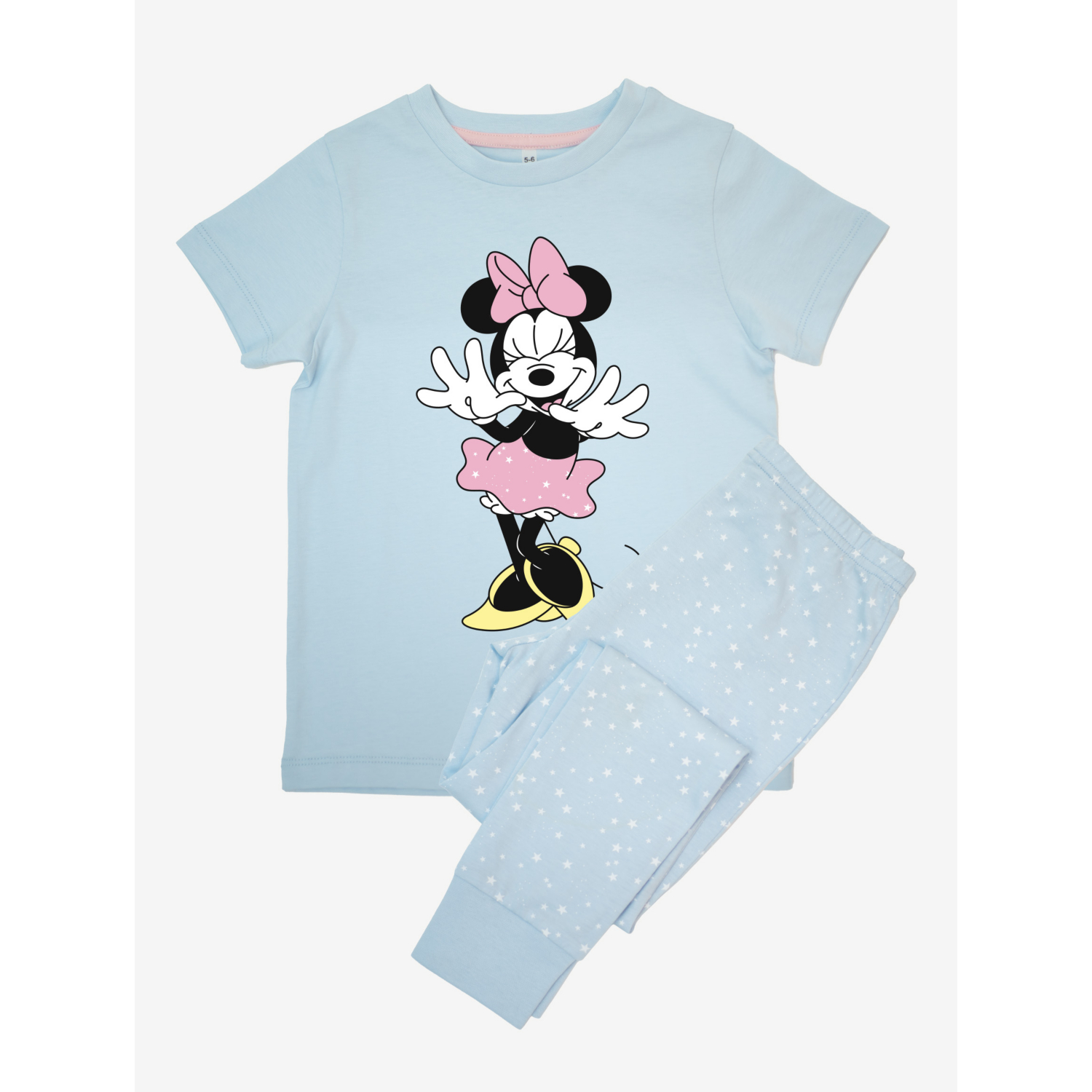 George Blue Nw2 Minnie Mouse Pose Stars Pyjamas