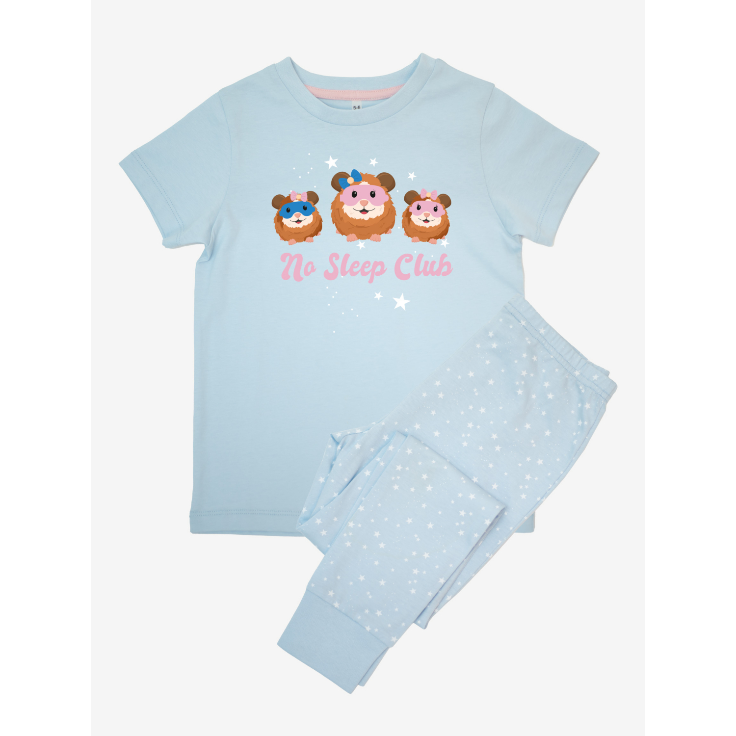 B Kids Blue Nw2 Guinea Pig No Sleep Club Kids Stars Pyjamas