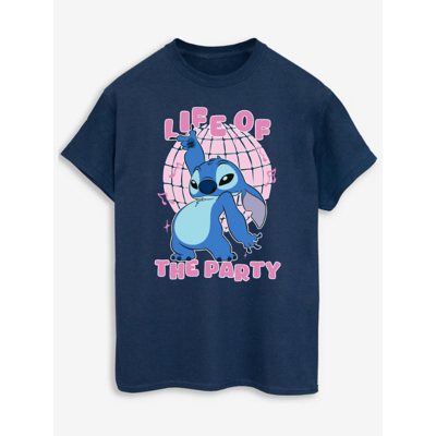 George Women's Navy Nw2 Lilo & Stitch Life Of The Party T-Shirt Xxl