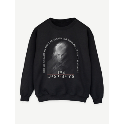 George NW2 The Lost Boys Portrait Smudged Men's Black Printed Sweatshirt