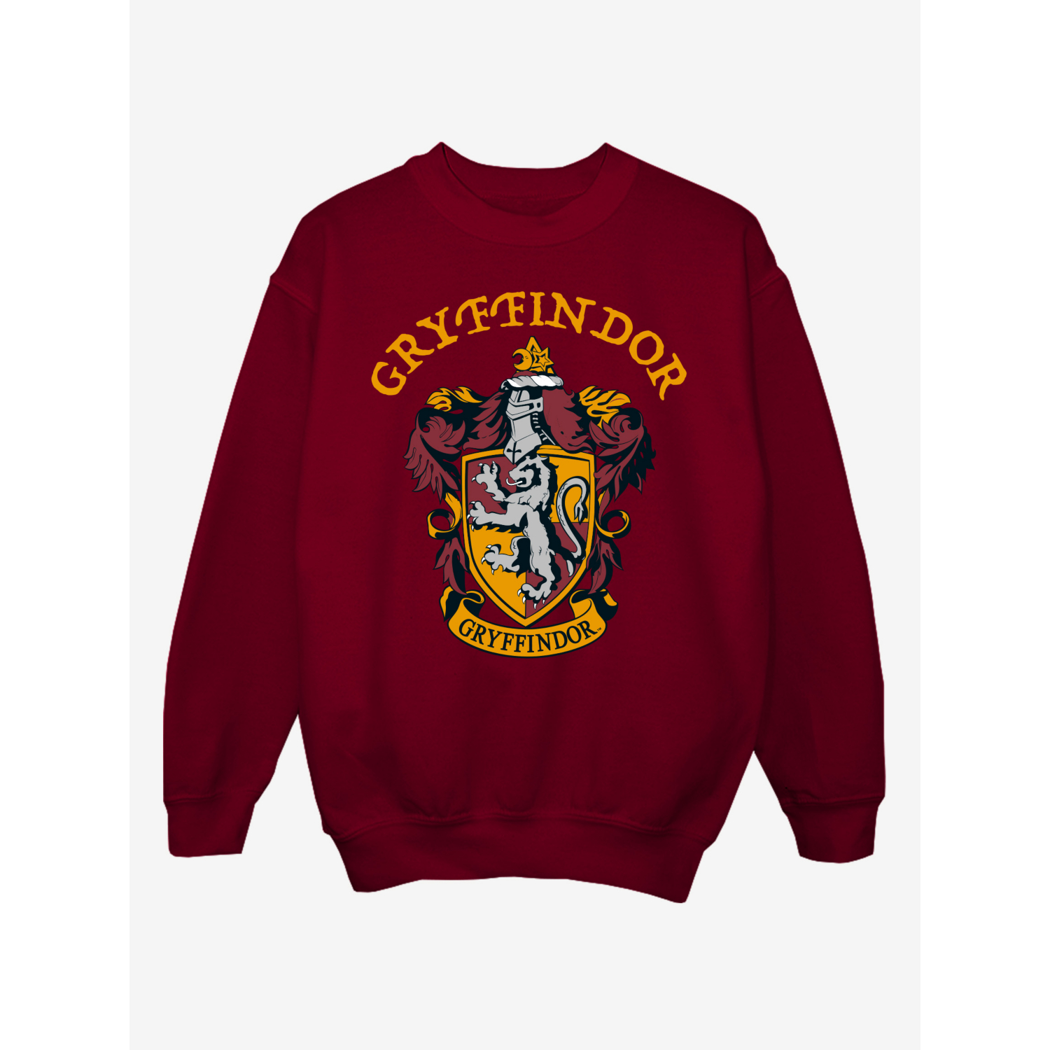 Harry Potter Burgundy Nw2 Gryffindor Crest Kids Sweatshirt