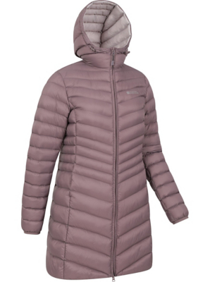 Mountain Warehouse Dusty Pink Long Padded Jacket | Women | George