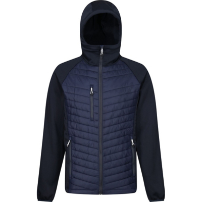 George Regatta Navy Navigate Quilted Hybrid Jacket