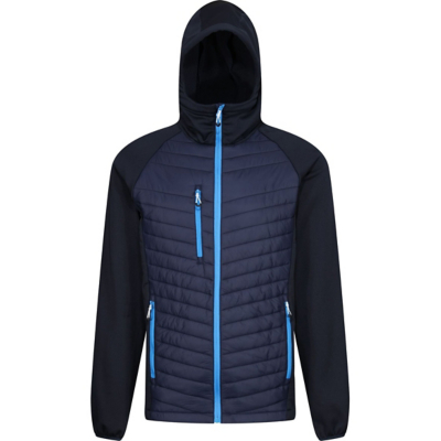 George Regatta Adult Navigate Quilted Hybrid Jacket - Navy