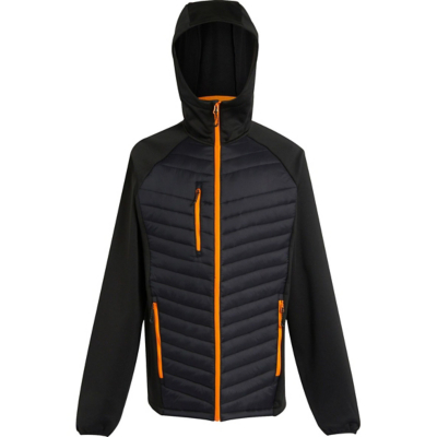 George Regatta Adult Navigate Quilted Hybrid Jacket - Black