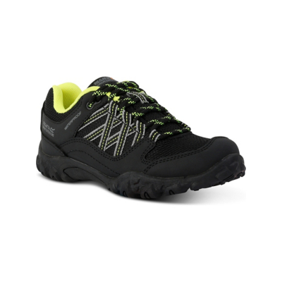 George Regatta Kids Black Edgepoint Waterproof Walking Shoes