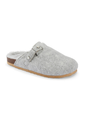 Cotton Traders Grey Clog Slippers Women George at ASDA
