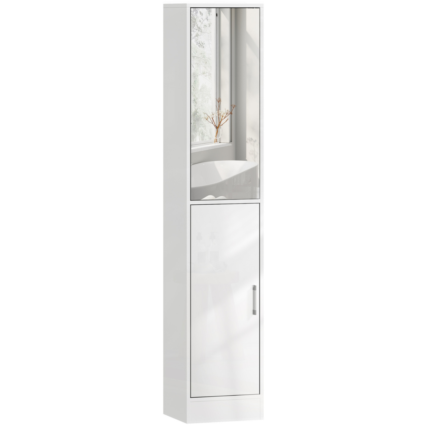 George White Kleankin Tall Cabinet With Mirror