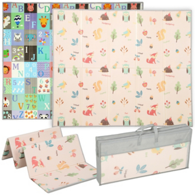 AIYAPLAY Foldable Baby Play Mat - Waterproof Activity Playmat  | TJ Hughes