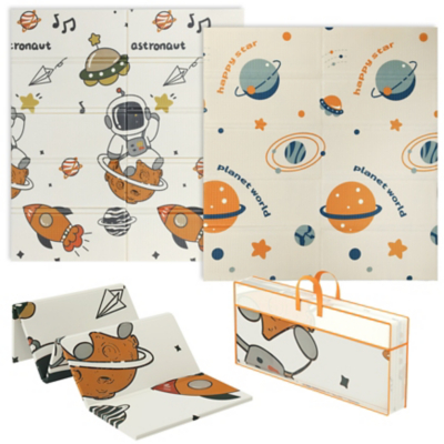 AIYAPLAY Baby Play Mat - Foldable Activity Playmat - - 1.5H x 177L x 146W cm  | TJ Hughes