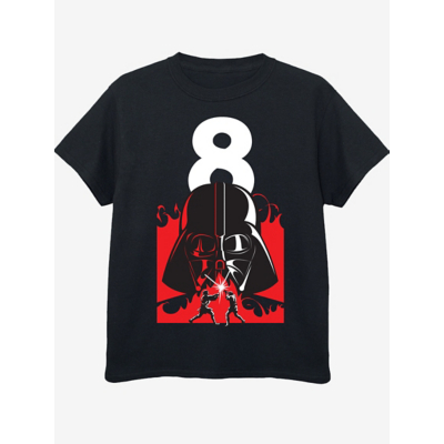 George NW2 Star Wars Darth Vader 8th Birthday Black T-Shirt