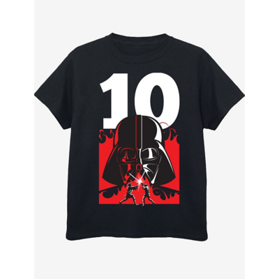 George NW2 Star Wars Darth Vader 10th Birthday Black T-Shirt