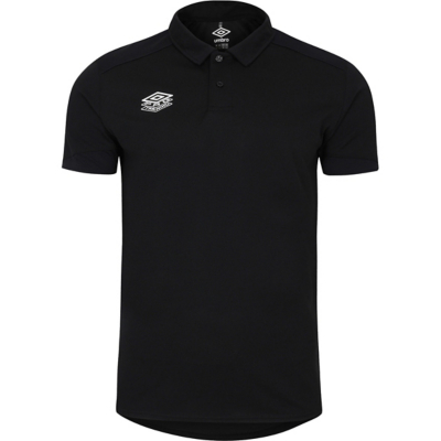 George Umbro Optimus Training Polo Shirt - Black