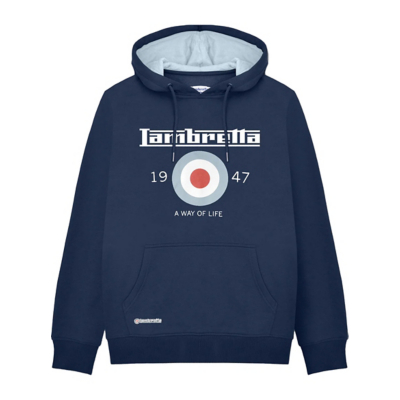 George Lambretta AW24 Target Hoodie - Grey