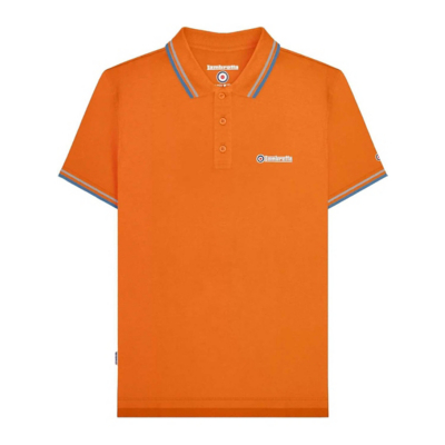 George Lambretta SS25 Twin Tip Polo Shirt - Orange