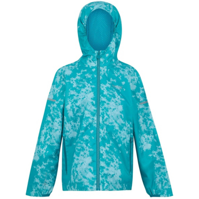 George Regatta Coral & Light Blue Lever Waterproof Jacket