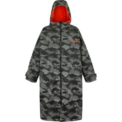 George Regatta Grey Unisex Adult Camo Changing Robe