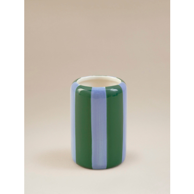 George Blue & Green Striped Tumbler - Blue & Green
