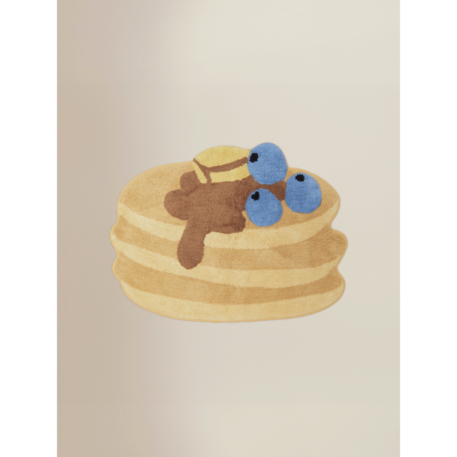 George Multi Blueberry Pancake Stack Cotton Bath Mat