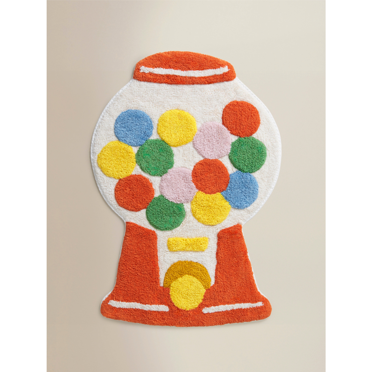 George Multi Gumball Machine Cotton Bath Mat